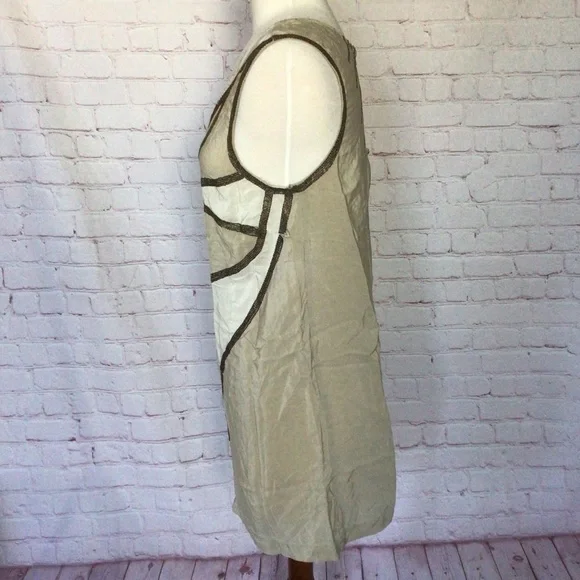 Kimchi Blue Geometric Beaded Sleeveless Dress - Size Medium - Picture 8 of 9